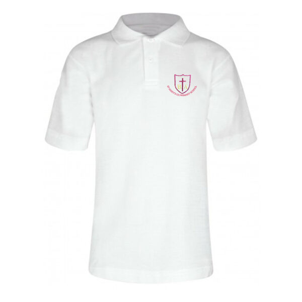 St Mary's White Polo Shirt Thumbnail